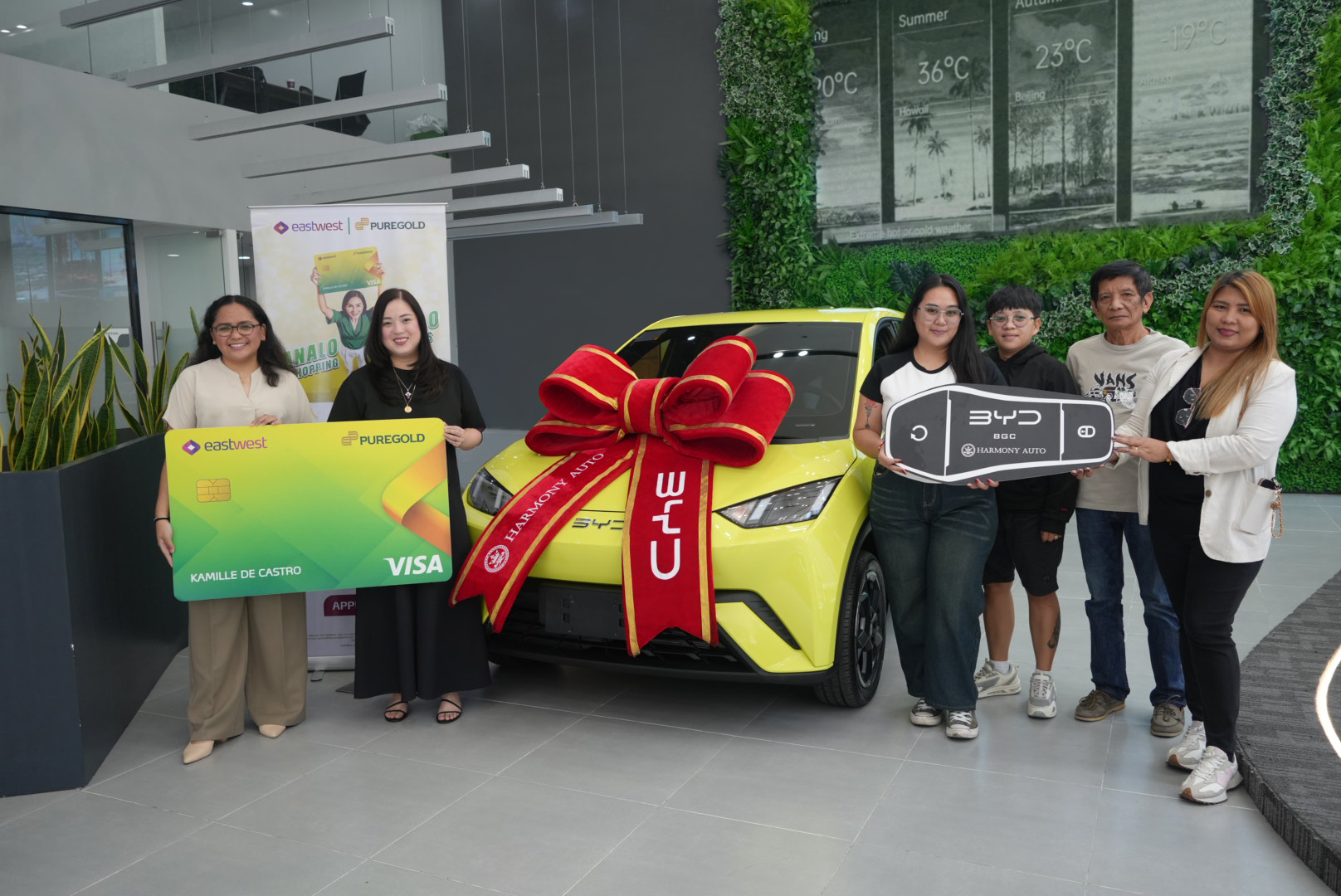 EastWest, Puregold Award BYD Seagull EV To ‘Always Panalo’ Visa Promo Grand Winner