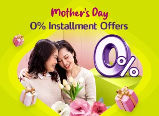 Get 0% interest on installments of up to 24 months with your EastWest credit card at participating stores.