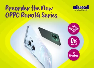 Unlock freebies and discounts when you preorder the new OPPO Reno14 Series with your EastWest credit card.