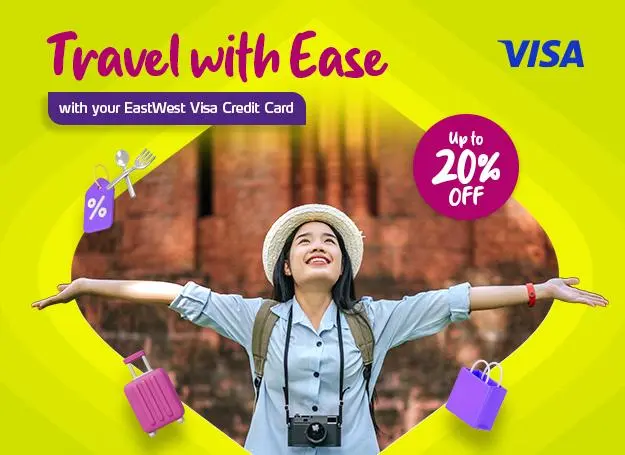 EastWest Travel with ease with your EastWest Visa card official promo image