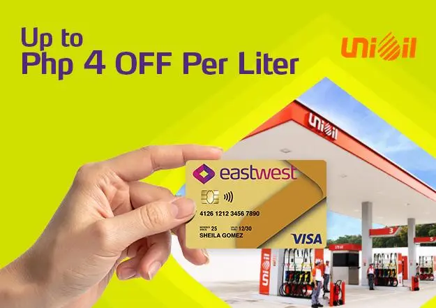 EastWest Up to Php 4 OFF at Unioil official promo image