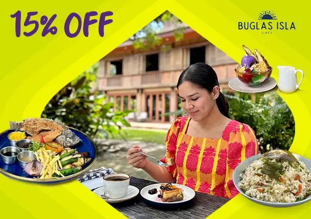 EastWest 15% OFF at Buglas Isla Cafe official promo image