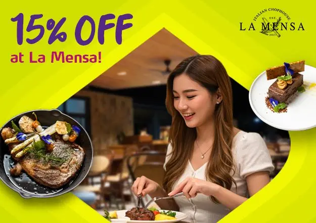 EastWest 15% OFF at La Mensa official promo image