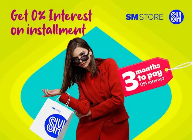 EastWest Get 0% Interest on Installment at SM Store official promo image