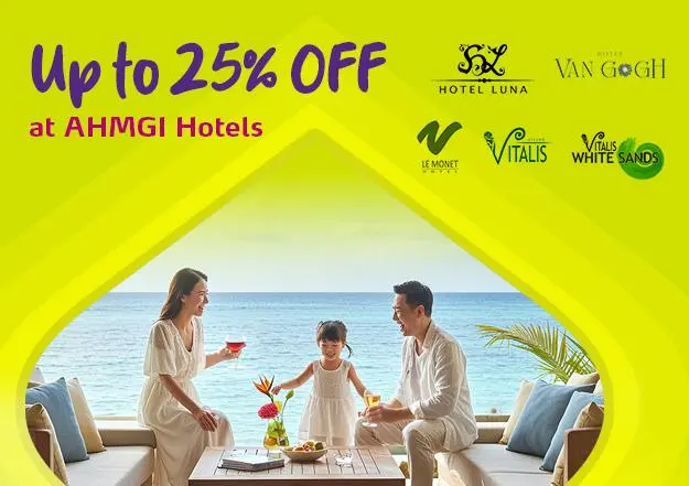 EastWest Up to 25% OFF at AHMGI Hotels official promo image