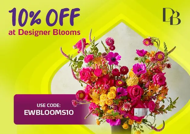 EastWest 10% OFF at Designer Blooms official promo image