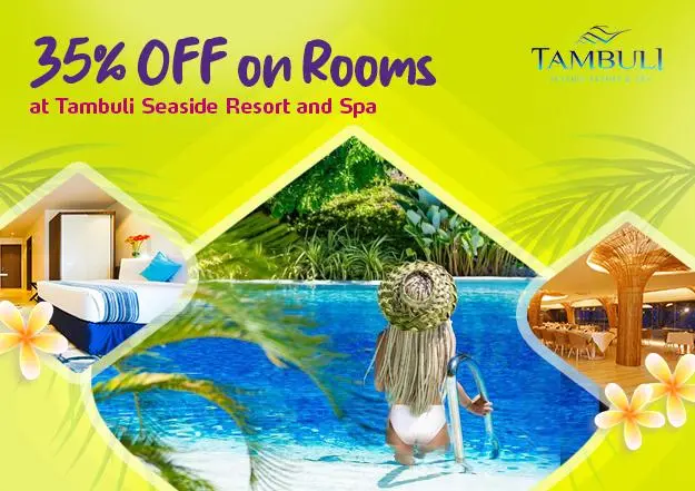 EastWest Up to 35% OFF at Tambuli Seaside Resort and Spa official promo image